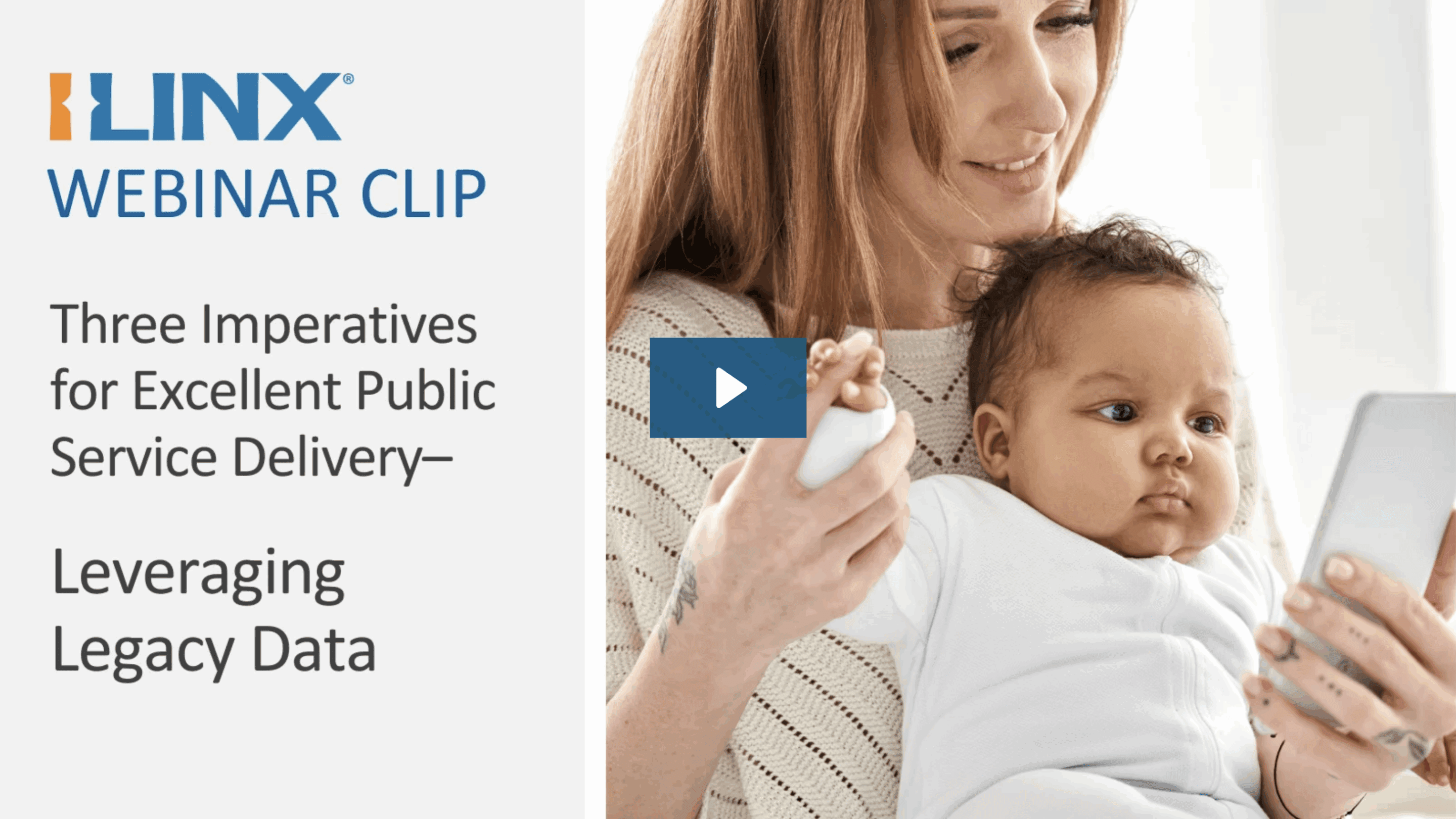 Public Service Delivery–Leveraging Legacy Data